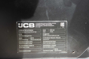JCB 535-95 2018 y. 55 kW. 3474 m/h., № 3619 L