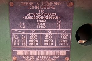 Трактор John Deere 6R250 2018 г. 5602 м/год.