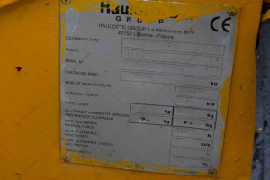 Haulotte H18SX  2015 y. № 5682