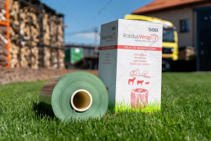 Агрострейч пленка для тюков Raldus Wrap, оливковая, 500х1800