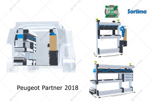 Мобільна СТО (майстерня) Sortimo для автомобіля Peugeot Partner 2018 V1