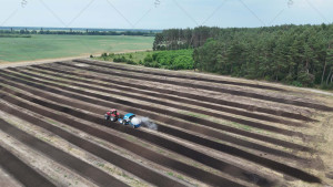 Compost turner (with water tank) 3 m - А.ТОМ 3000 Plus