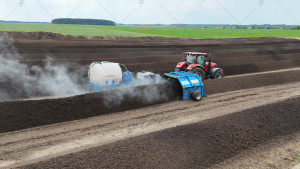 Compost turner (with water tank) 3 m - А.ТОМ 3000 Plus