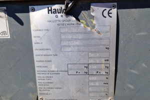 Haulotte HA16R 2017 y..