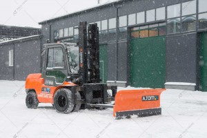 Snow plow for forklift loader - А.ТОМ SP 3-1900 F