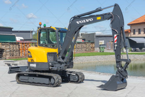 Мини экскаватор Volvo ECR58D 2019 г. 36,5 кВт. 2604 м/ч.,  №4465