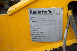 Самоходный ножничный подъемник Haulotte H15SX 2006 г. 24 кВт. 3985 м/ч., №3983