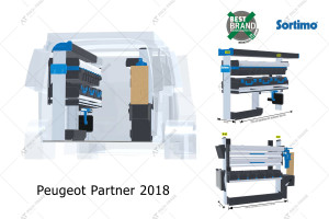 Sortimo Mobile Service Station (Workshop) for the 2018 Peugeot Partner V2
