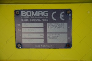 BOMAG BW161AC 2000 y. 5468 m/h., № 2736 L