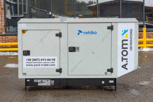 Дизельний генератор REHLKO (Kohler) J110 88/80 кВт з двигуном JOHN DEERE