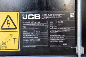JCB 531-70 2023 y. 55 kW. 209,4 m/h., №4132