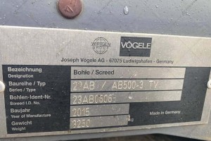 Асфальтоукладчик Vogele Super 1800-3 2015 г. 7600 м/ч