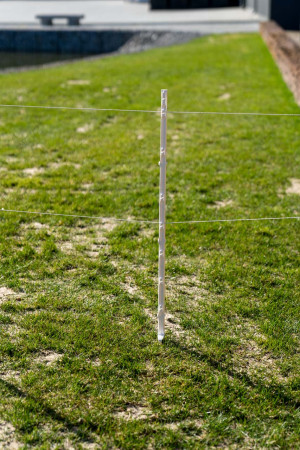 ЕСО plastic post, 105 cm, white, with one leg