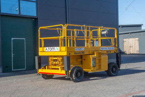 Самоходный ножничный подъемник Haulotte H12SX 2007 г. 24 кВт.  3495,5 м/ч., №3984 