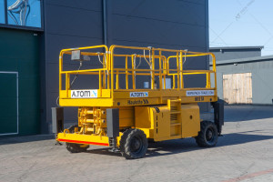 Самоходный ножничный подъемник Haulotte H12SX 2007 г. 24 кВт.  3495,5 м/ч., №3984 