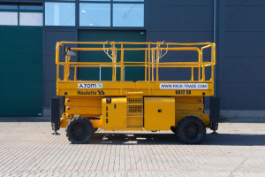 Самоходный ножничный подъемник Haulotte H12SX 2007 г. 24 кВт.  3495,5 м/ч., №3984 