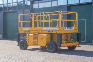 Самоходный ножничный подъемник Haulotte H12SX 2007 г. 24 кВт.  3495,5 м/ч., №3984 