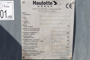 Коленчатый подъемник Haulotte HT23RTJ 2014 г. 3919 м/ч. № 5487