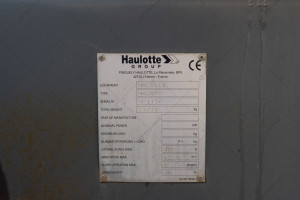 Коленчатый подъемник Haulotte HA20PX  2007 г. 38 кВт. 5441 м/ч., №4791