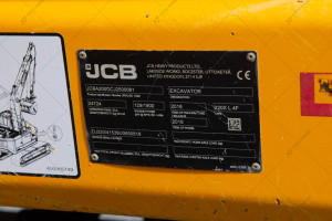 Гусеничный экскаватор JCB JS220X  2018 г. 129 кВт. 10233 м/ч., №5124