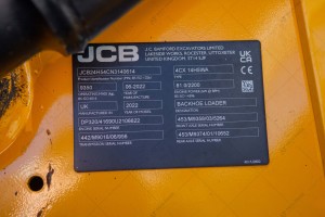 JCB 4CX Sitemaster Pro 2022 y. 81 kW., 545 m/h. №3649 L