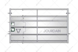 Регульований прохід на платформі JOURDAIN