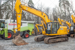 Гусеничный экскаватор JCB 220X L 4F 2018 г. 129 кВт 6508 м/ч., №5090