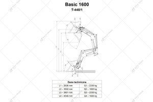 Фронтальный погрузчик на трактор Hydramet Basic 1200/1600