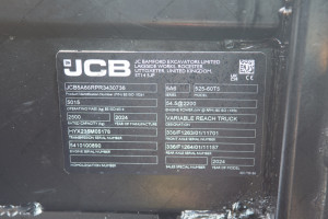 JCB 525-60 2024 y. 54,5kW.,558 m/h. №5349