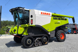 Комбайн CLAAS LEXION 770TT 2015 р. 430 кВт 2785 /2038 м/г. з жниваркою Vario 1230 та причепом №5328
