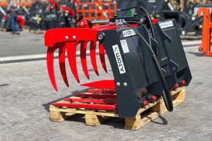 Silage grab  for skid steer loader