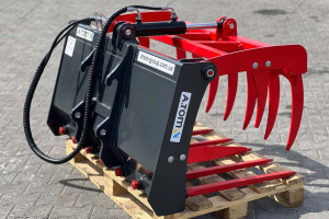 Silage grab  for skid steer loader