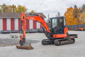 Мини экскаватор Kubota U55-4 2019 г. 33,8 кВт. 2717 м/ч., №4937