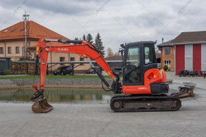 Мини экскаватор Kubota U55-4 2019 г. 33,8 кВт. 2717 м/ч., №4937