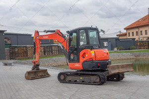 Мини экскаватор Kubota U55-4 2019 г. 33,8 кВт. 2717 м/ч., №4937