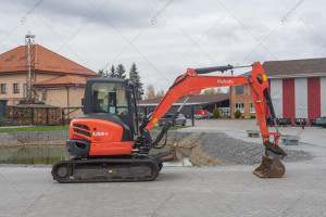 Мини экскаватор Kubota U55-4 2019 г. 33,8 кВт. 2717 м/ч., №4937