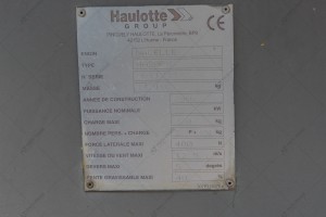 Коленчатый подъемник Haulotte HA20PX 2007 г. 5421 м/ч., № 3797 R