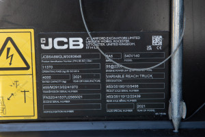 Телескопический погрузчик JCB 540-140 2021 г. 55 кВт. 4165 м/ч. № 5424 B