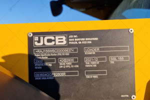 Погрузчик JCB 155 2021 г., 42 кВт, 145 м/ч.