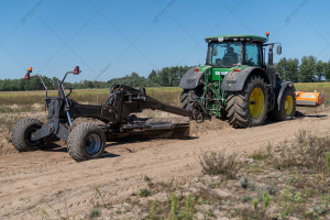Грейдер / відвал причіпний на трактор A.TOM