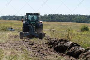 Грейдер / відвал причіпний на трактор A.TOM