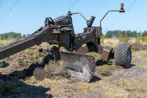 Грейдер / відвал причіпний на трактор A.TOM