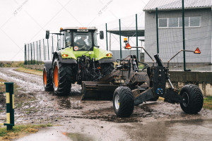 Грейдер / відвал причіпний на трактор A.TOM
