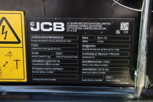 JCB 531-70 2021 y. 55 kW. 720,7 m/h., № 3646 RESERVED