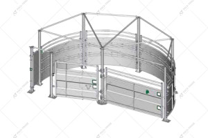 Jourdain 1/2 Premium Handling Corral On Platform 