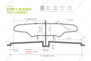 JORDAIN BRACKET ASSEMBLY DOUBLE CUBICLE (BLD CLAMP)