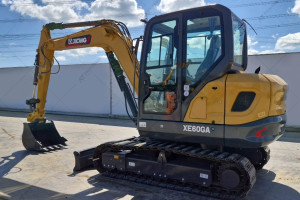 Мини экскаватор XCMG XE60GA 2023 г. 7 м/ч.