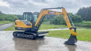 Мини экскаватор XCMG XE60GA 2023 г. 10 м/ч. №6523