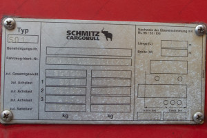Тентованный борт (штора) полуприцеп Schmitz Cargobull S01 2006 г. 
