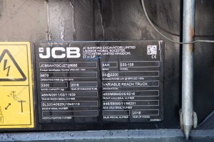 Телескопічний навантажувач JCB 533-105 2018 р. 55 кВт. 4635,3 м/г. № 3791 B